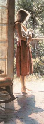 水粉大师Steve Hanks 292-Senesa and the Cat